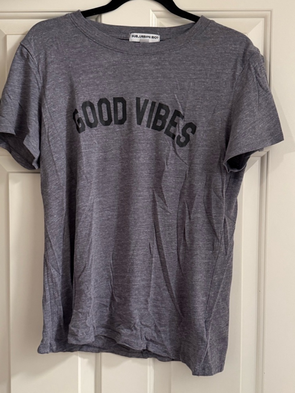 Sub_Urban Riot Heather Gray Graphic Tee